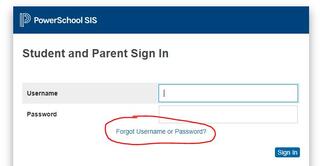 Student and Parent PowerSchool Sign-In
